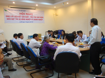 Hội nghị giao lưu liên kết sản xuất – tiêu thụ sản phẩm rau quả giữa hợp tác xã và doanh nghiệp