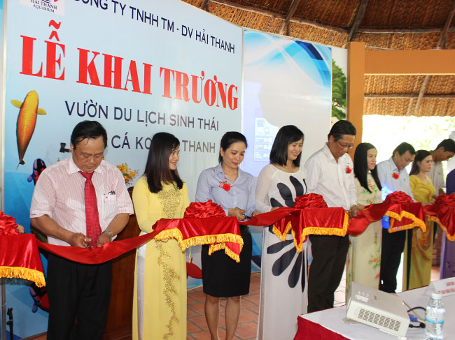 Lễ Khai trương Vườn Du lịch sinh thái Suối cá Koi Hải Thanh