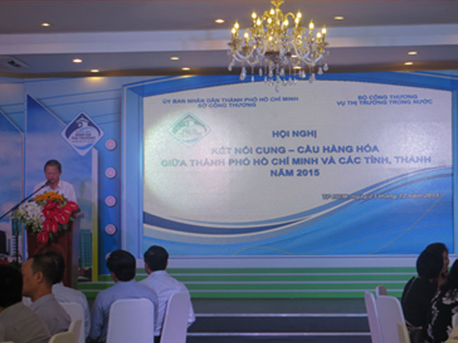 Hội nghị kết nối cung – cầu hàng hóa giữa thành phố Hồ Chí Minh và các tỉnh, thành năm 2015