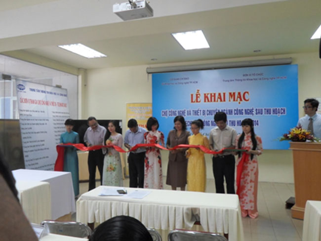 KHAI MẠC CHỢ CÔNG NGHỆ VÀ THIẾT BỊ CHUYÊN NGÀNH CÔNG NGHỆ SAU THU HOẠCH (TECHMART CÔNG NGHỆ SAU THU HOẠCH 2014)