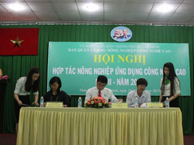 Các khu nông nghiệp công nghệ cao thiết lập liên kết