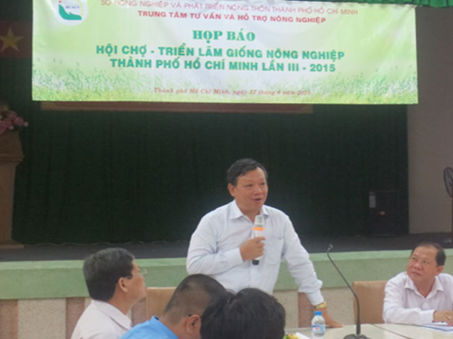 Họp Báo Hội chợ – Triển lãm Giống nông nghiệp thành phố Hồ Chí Minh lần III – năm 2015