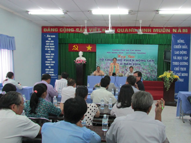 TP. HỒ CHÍ MINH: TỔ CHỨC CHỢ PHIÊN NÔNG SẢN LẦN 2 – NĂM 2014