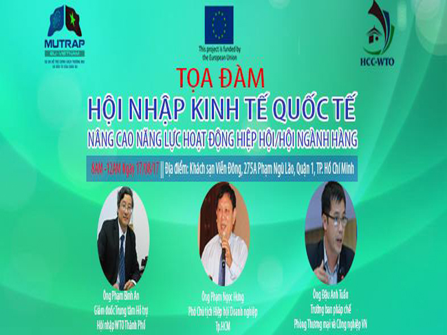 Tọa đàm “Hội nhập kinh tế quốc tế - Nâng cao năng lực hoạt động Hiệp hội/Hội ngành hàng”