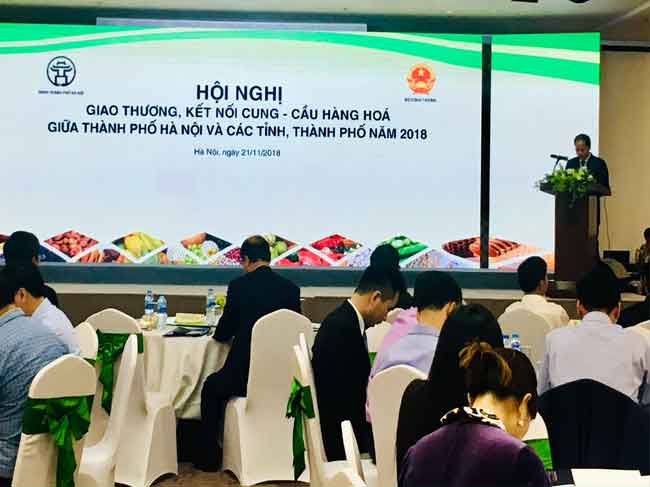 Hội nghị giao thương, kết nối cung – cầu hàng hóa giữa thành phố Hà Nội và các tỉnh, thành phố năm 2018