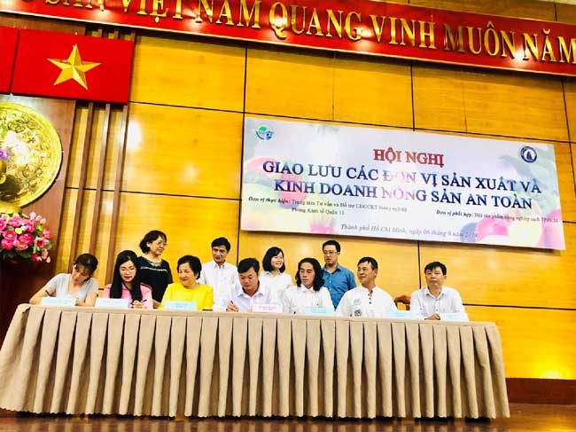 Hội nghị “Giao lưu các đơn vị sản xuất và kinh doanh nông sản an toàn” trên địa bàn Quận 12