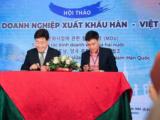 Hội thảo doanh nghiệp xuất khẩu Hàn – Việt 2019