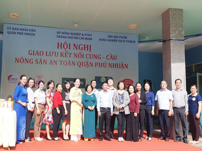 Hội nghị “Giao lưu kết nối cung cầu nông sản an toàn trên địa bàn quận Phú Nhuận”