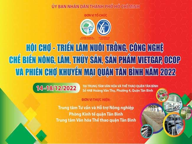 Hội chợ - triển lãm nuôi trồng, công nghệ chế biến nông, lâm, thủy sản, sản phẩm VietGAP, OCOP năm 2022