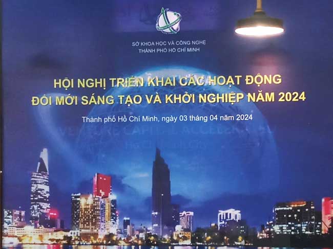 Hội nghị triển khai các hoạt động đổi mới sáng tạo và khởi nghiệp năm 2024 do Sở Khoa học và Công nghệ tổ chức