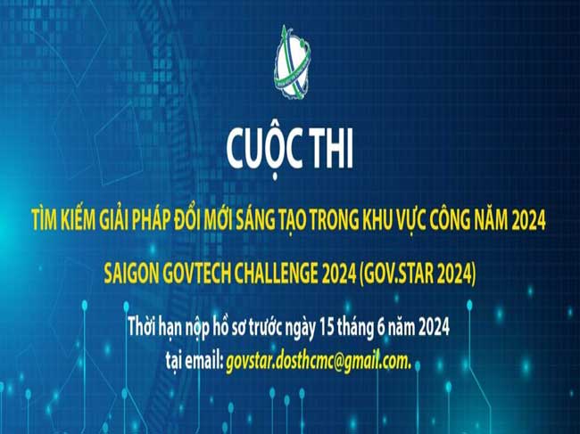 Cuộc thi tìm kiếm giải pháp đổi mới sáng tạo trong khu vực công - Gov.Star 2024